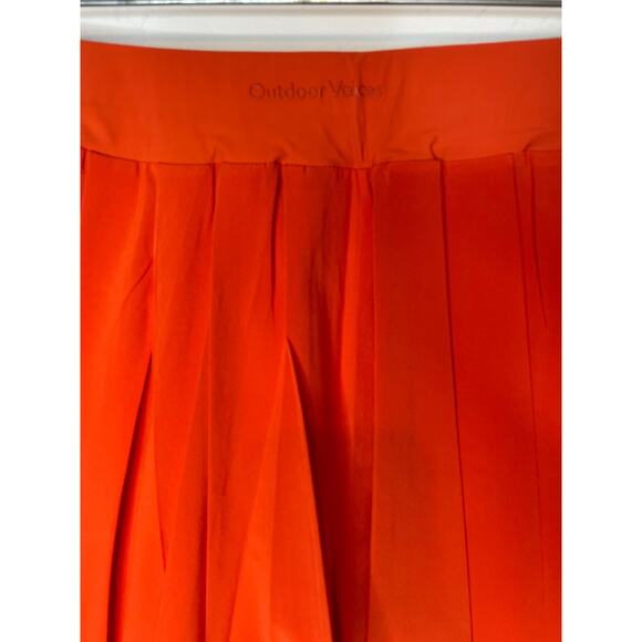 Outdoor Voices Double 4" Skort SMALL Ladybug Pleated Athletic Athleisure - Picture 6 of 10